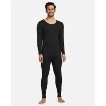 Black & Black Thermal Wear  